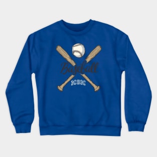 Baseball MOM Crewneck Sweatshirt